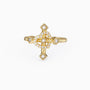 Heart Cross Cord Ring - vanimy