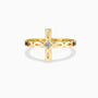 Faith Ichthys Cross Protection Promise Ring - vanimy