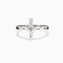 Faith Ichthys Cross Protection Promise Ring - vanimy