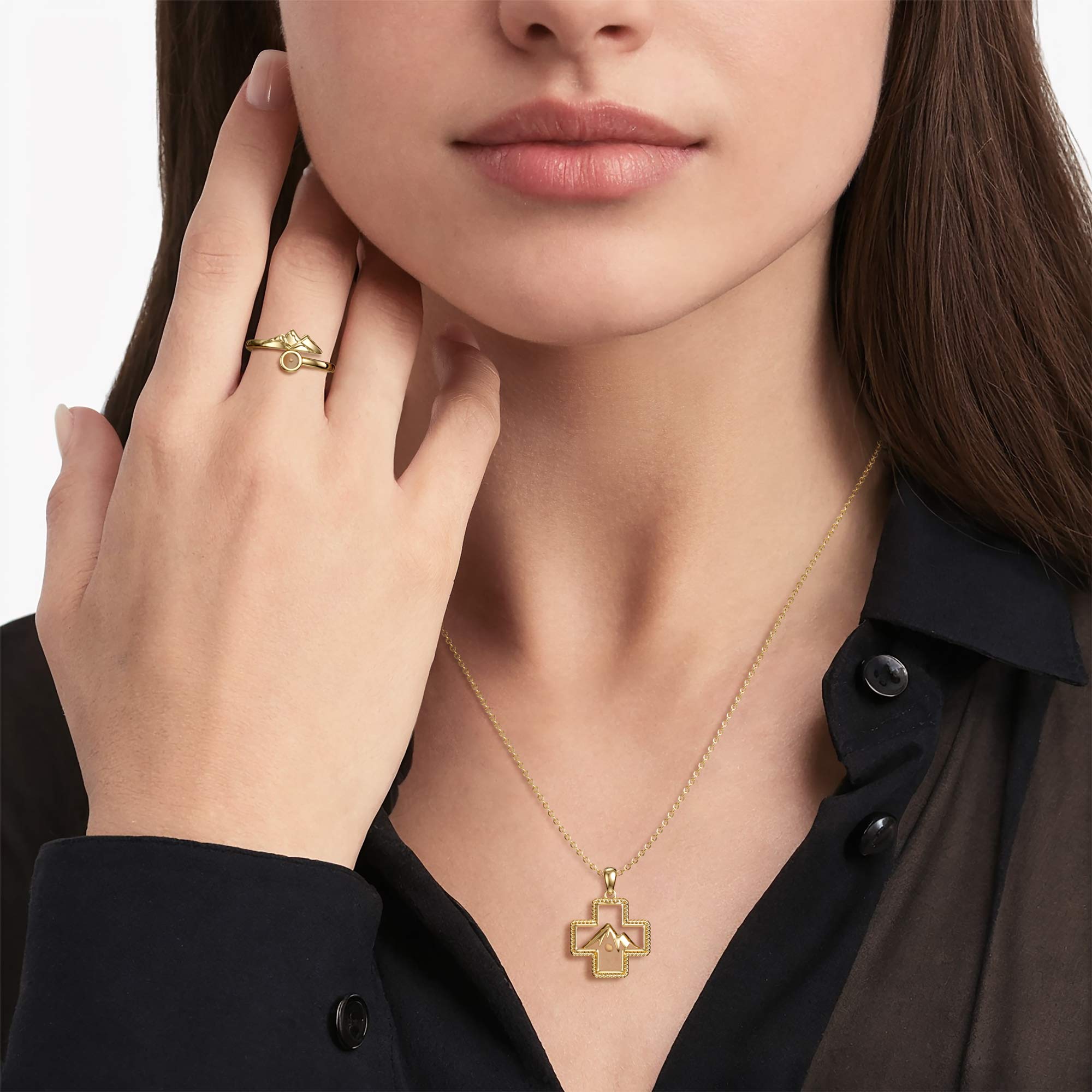 Mustard Seed Move Mountain Faith Statement Ring - vanimy