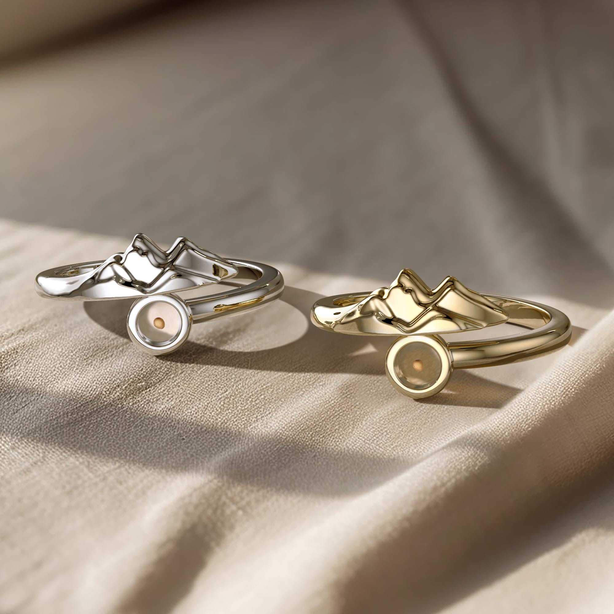 Mustard Seed Move Mountain Faith Statement Ring - vanimy