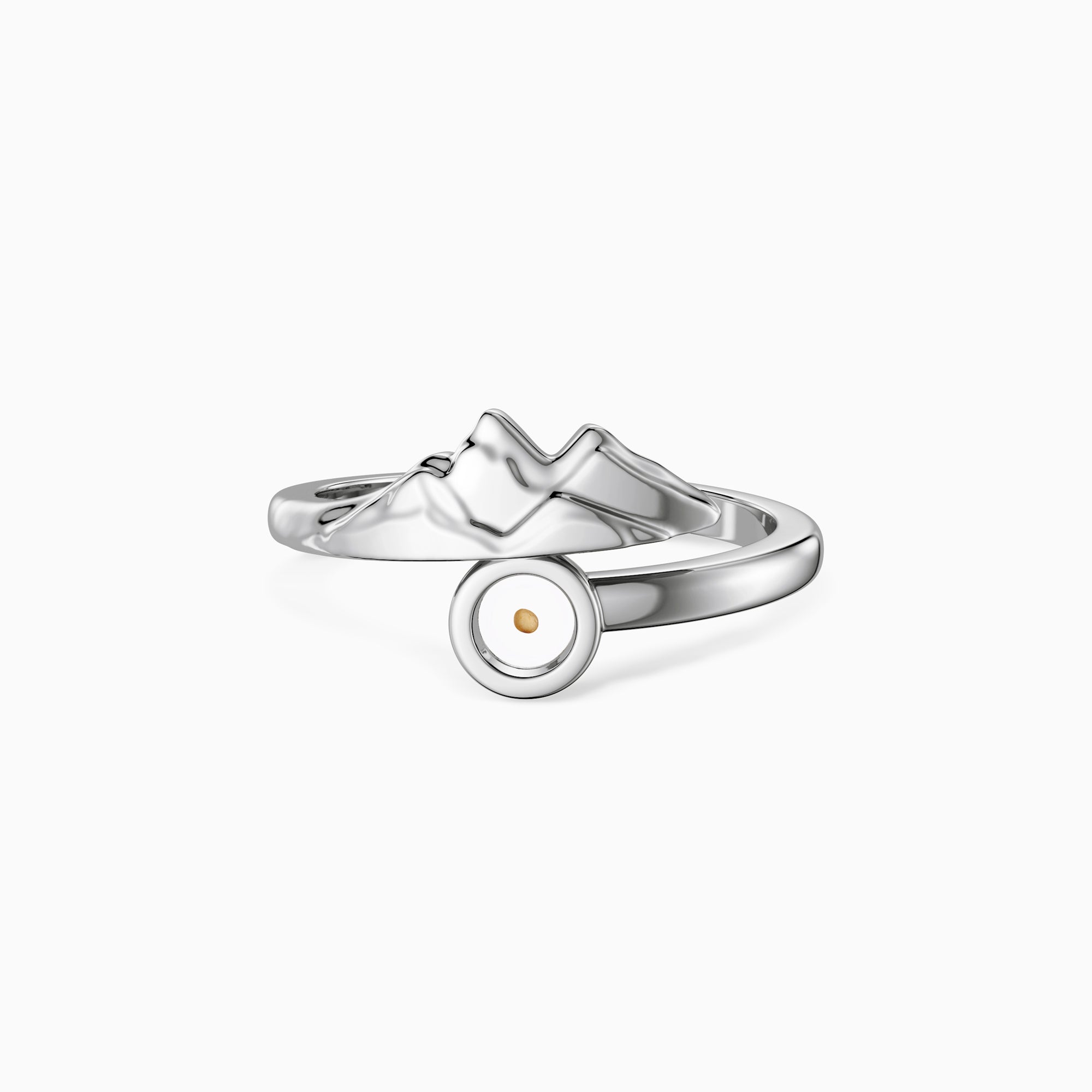 Mustard Seed Move Mountain Faith Statement Ring - vanimy