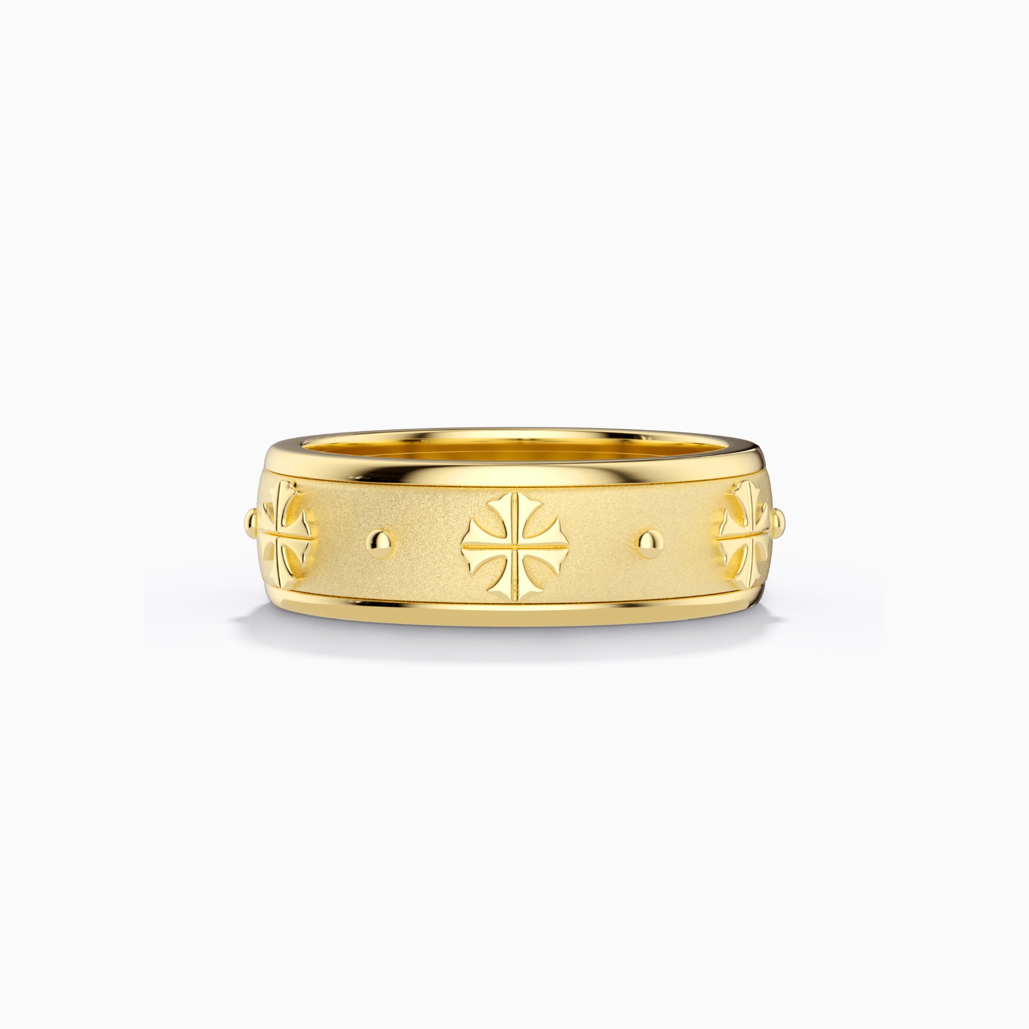 Serenity Gothic Cross Fidget Ring For Anxiety Relief - vanimy