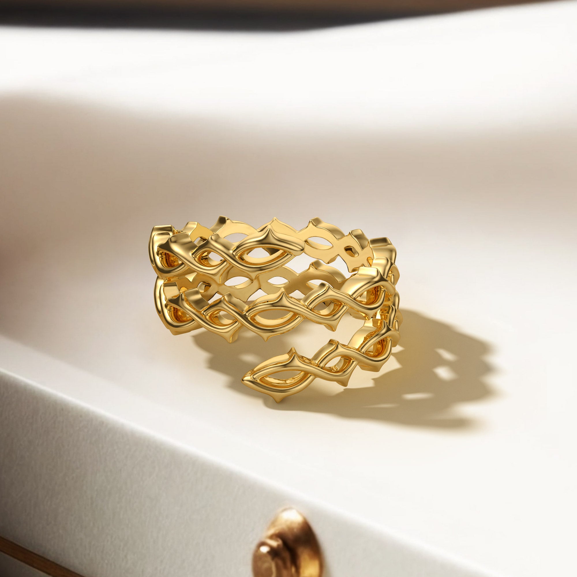 Crown of Thorns Wrap Ring - vanimy