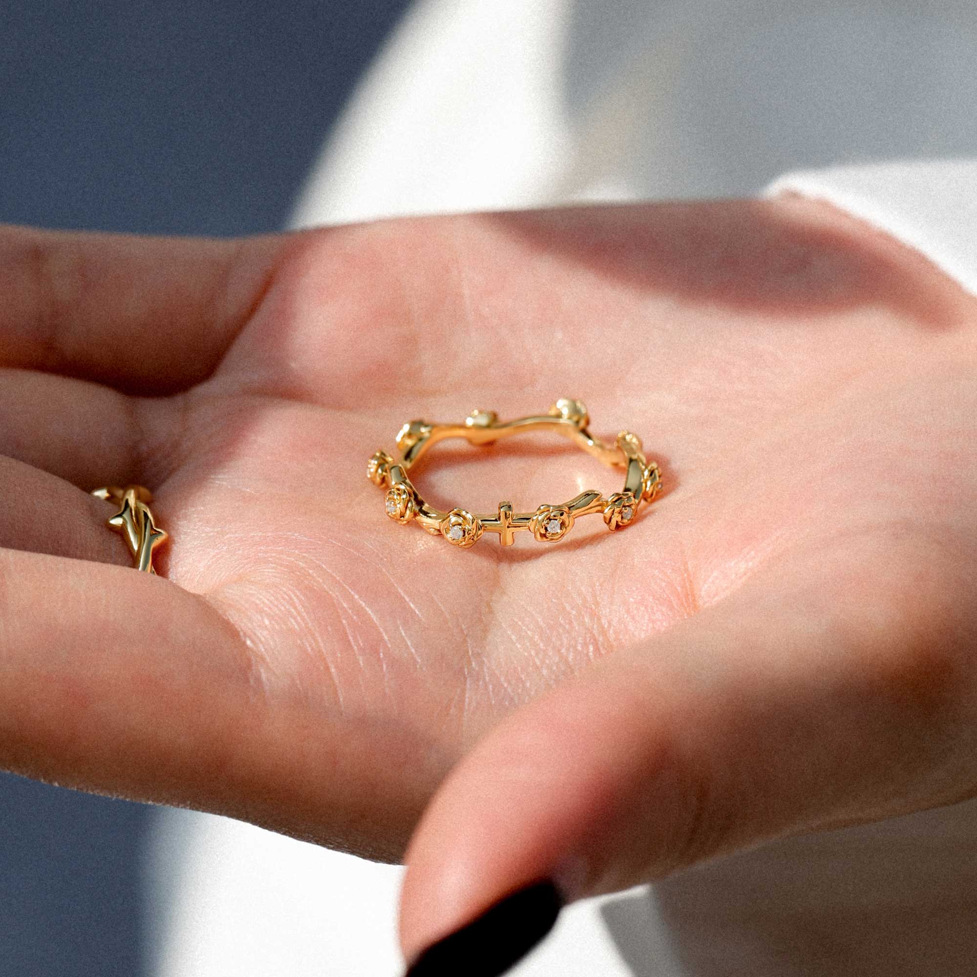 Rose Devotion Band Ring