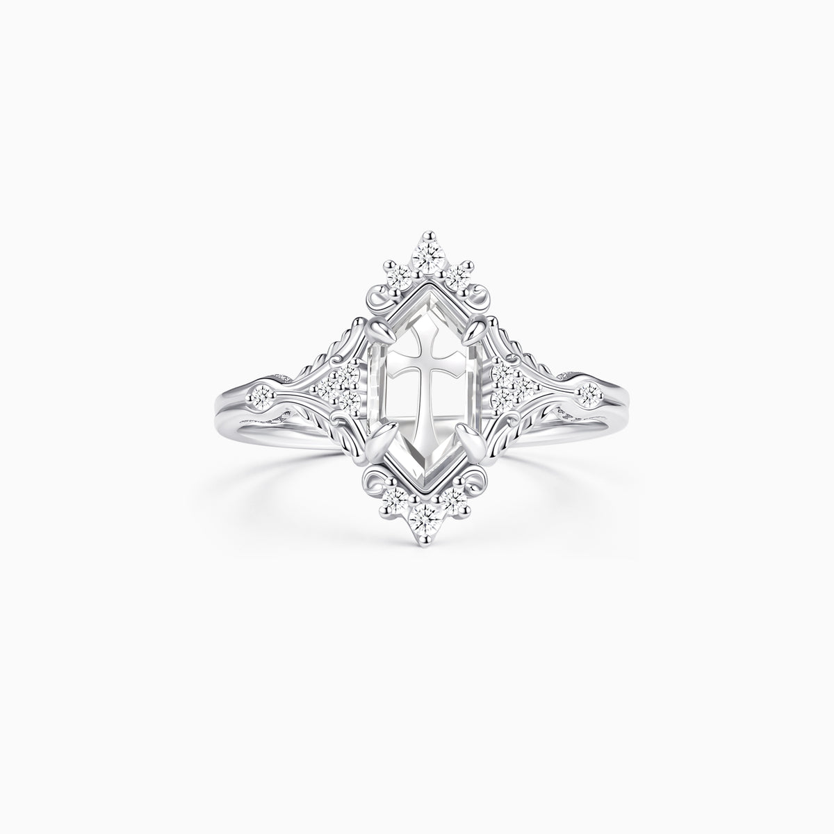 Lucent Cross Ring – vanimy