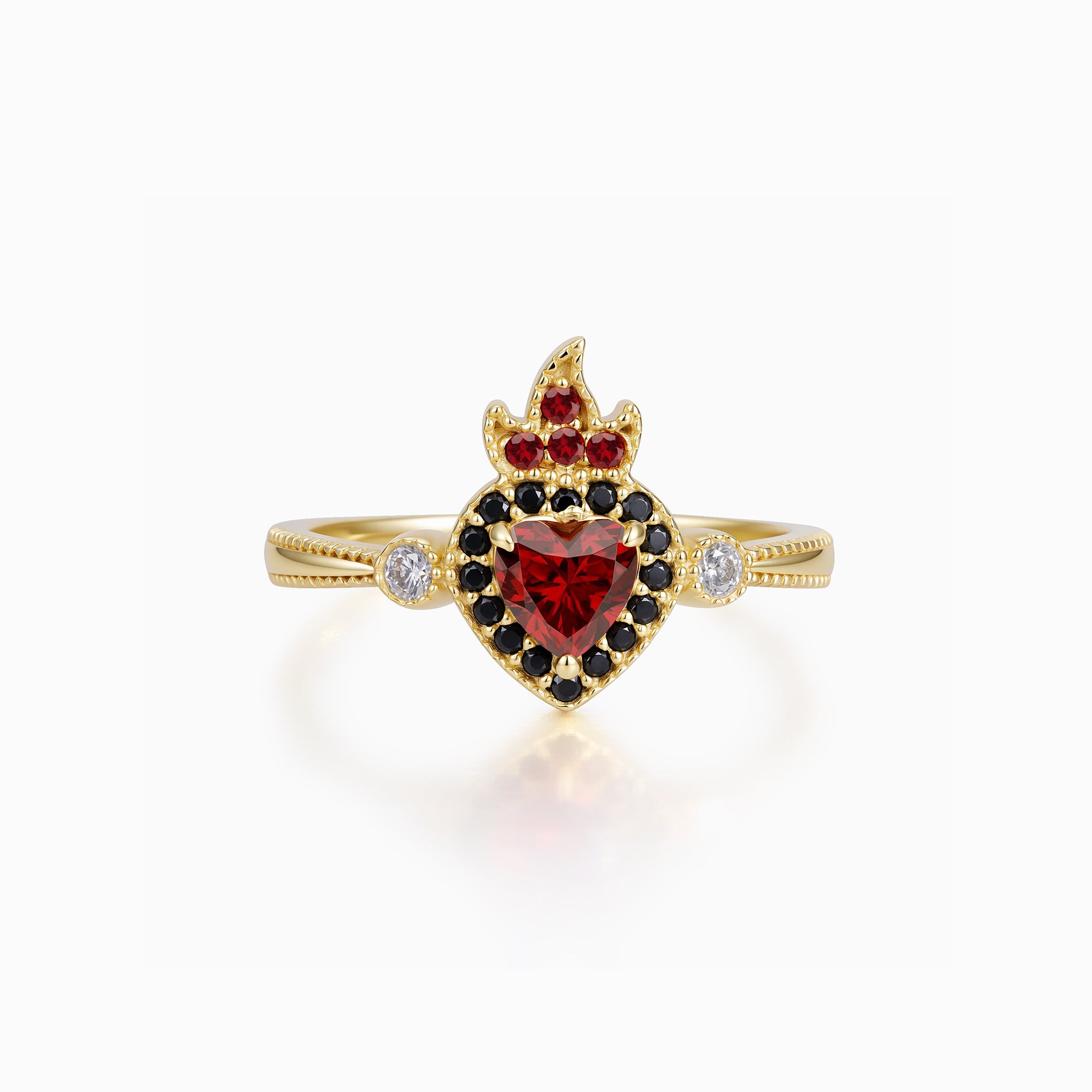 Sacred Heart Flame Ring