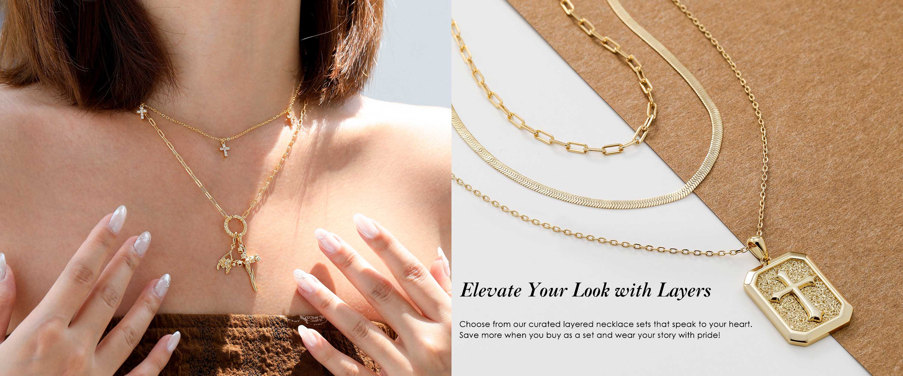 Popular Layered Necklace Sets | Vanimy Jewelry