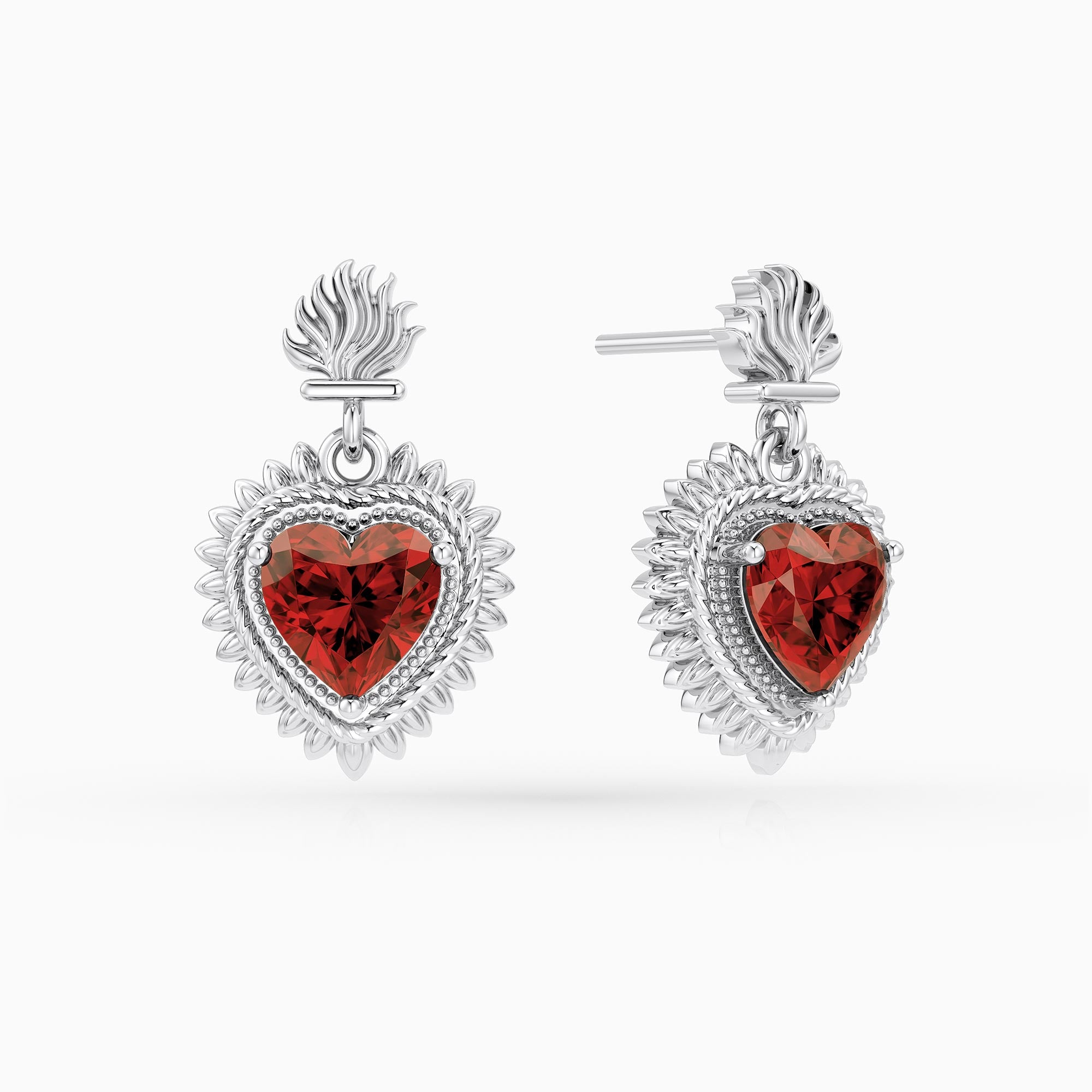 Nova Heart Earrings