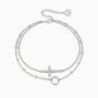 Gold Layered Cross Bracelet - vanimy