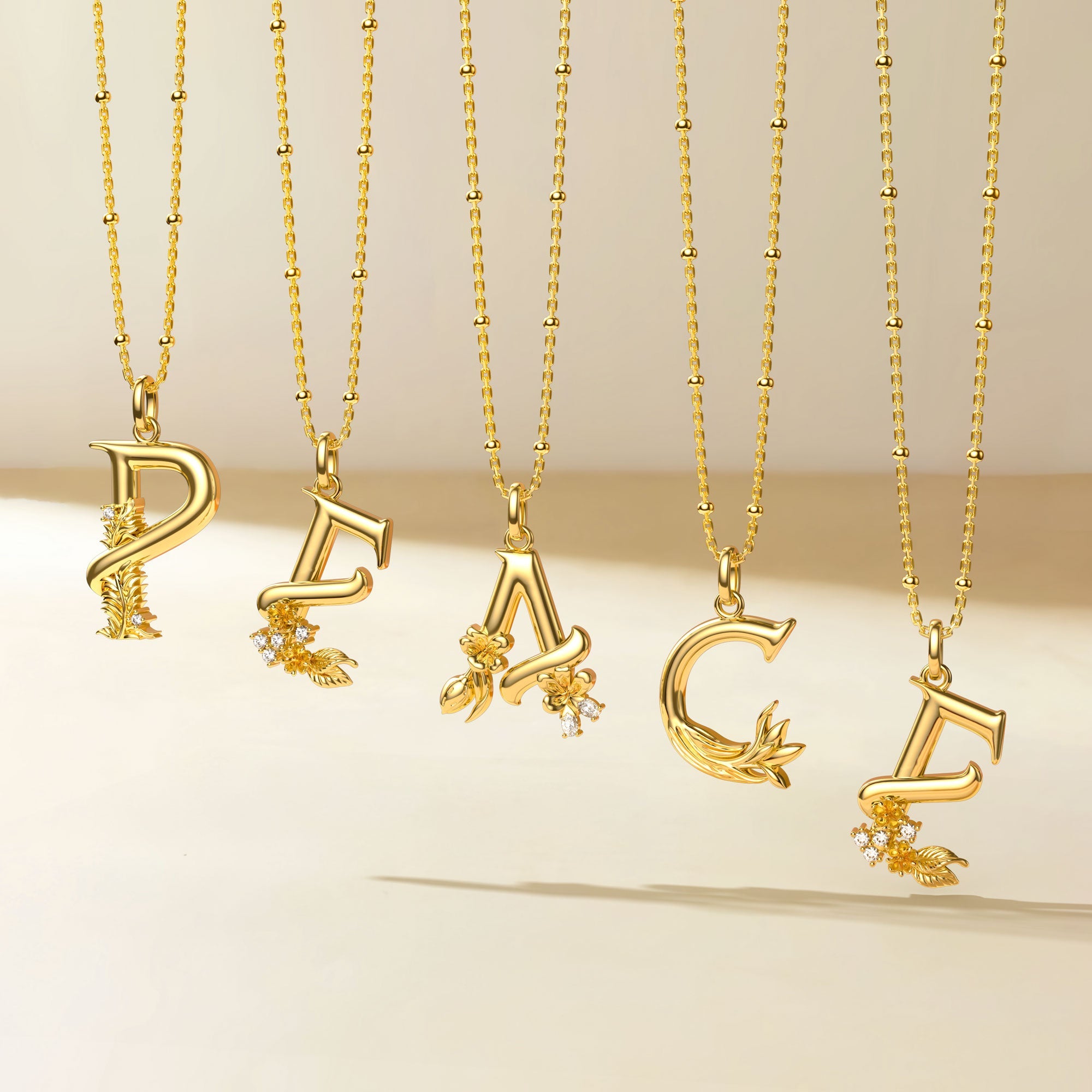 Barley Blossom Letter B Pendant - vanimy